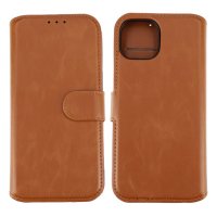 iPhone 15 Etui Detachable Wallet Case Brun