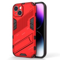 iPhone 15 Plus Deksel med Stativ Rød
