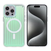 iPhone 15 Pro Max Deksel TPU MagSafe Grønn