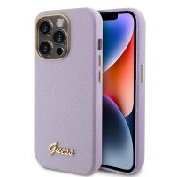 iPhone 15 Pro Deksel Full Glitter Wrapped Lilac