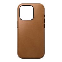 iPhone 15 Pro Deksel Modern Leather Case English Tan