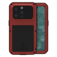iPhone 15 Pro Deksel Powerful Case Rød