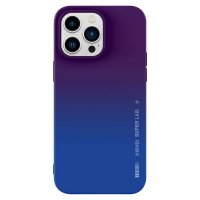 iPhone 15 Pro Deksel Rainbow Series Blå