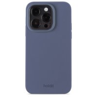 iPhone 15 Pro Deksel Silikon Pacific Blue