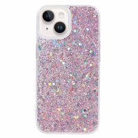 iPhone 15 Deksel Sparkle Series Blossom Pink