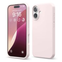 iPhone 16 Deksel Silikon Rosa