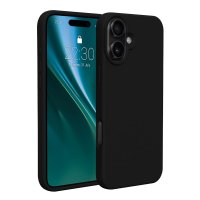 iPhone 16 Deksel Silikon Svart