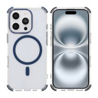 iPhone 16 Pro Max Deksel TPU MagSafe Blå