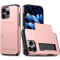 iPhone 16 Pro Max Deksel Card Slide Rosegull