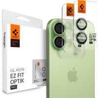 iPhone 17 Kamerabeskytter GLAS.tR EZ Fit Optik Pro 2-pakning Grønn