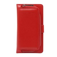 iPhone 6/6S Etui Detachable Wallet Case Rød