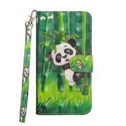 iPhone 7/8/SE 2020 Plånboksetui Kortlomme Motiv Panda