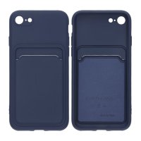 iPhone 7/iPhone 8/iPhone SE 2020/iPhone SE 2022 Deksel Kortholder Blå