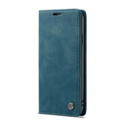 iPhone X/Xs Plånboksetui Retro Flip Stativfunksjon PU-skinn Petrol