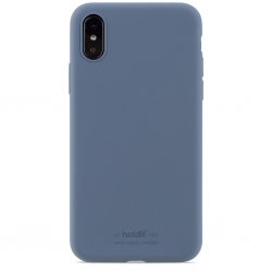 iPhone X/Xs Deksel Silikon Pacific Blue