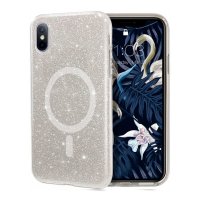 iPhone X/iPhone Xs Deksel Glitter MagSafe Transparent