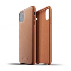 iPhone 11 Pro Max Deksel Full Leather Case Tan