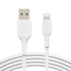 Kabel BOOST↑CHARGE Lightning till USB-A 0.15 meter Hvit