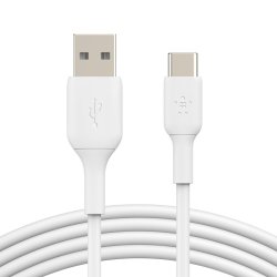 Kabel BOOST↑CHARGE USB-A till USB-C 2 meter Hvit