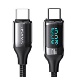 Kabel U78 Display USB-C/USB-C 1.2 m Svart