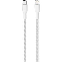 Kabel Ultra Strong Fabric Cable USB-C/Lightning 1.2 Hvit