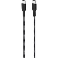 Kabel Ultra Strong Fabric Cable USB-C/USB-C 1.2m Svart