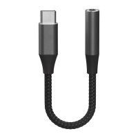 Lyd Adapter USB-C til 3.5mm AUX 0.1m Svart