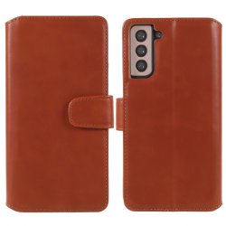 Samsung Galaxy S21 Plus Etui Essential Leather Maple Brown