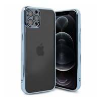 iPhone 12 Pro Deksel Glitter Transparent Støtsikker Blå