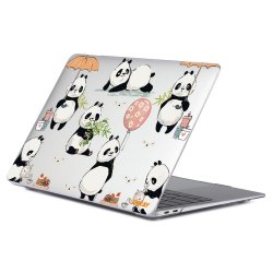 Macbook Air 13 (A1932. A2179)/Macbook Air 13 M1 (A2337) Deksel Motiv Pandas