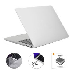 MacBook Pro 14 (A2442) Deksel Tastaturbeskytter Matt Hvit