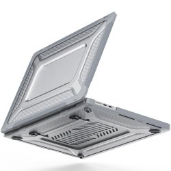 MacBook Pro 16 (A2485) Deksel Armor Stativfunksjon Grå