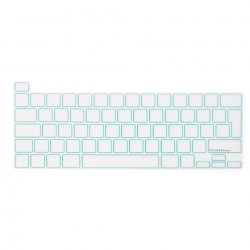MacBook Pro 13/16" 2019 (A1706. A1708. A1989. A2159 & A2141) Tastaturbeskyttelse Gjennomsiktig Grønn