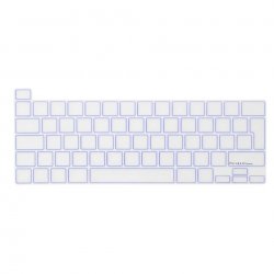 MacBook Pro 13/16" 2019 (A1706. A1708. A1989. A2159 & A2141) Tastaturbeskyttelse Gjennomsiktig Lilla