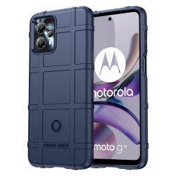 Motorola Moto G23 Deksel Rutemønster Blå