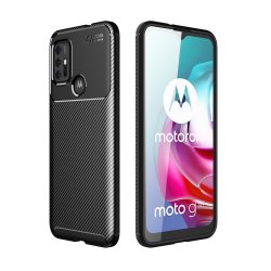 Motorola Moto G30 Deksel Karbonfibertekstur Svart