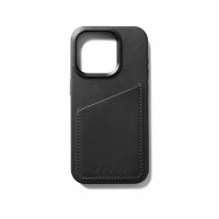 iPhone 15 Pro Deksel Full Leather Wallet Case MagSafe Svart