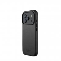 iPhone 17 Pro Deksel Full Leather Case MagSafe Svart