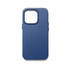 iPhone 14 Pro Deksel Full Leather Case MagSafe Monaco Blue