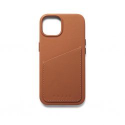 iPhone 14 Deksel Full Leather Wallet Case Tan