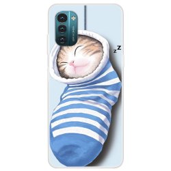 Nokia G11/G21 Deksel Motiv Sover Katt