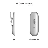 NotePin klemme og magnetisk stift Lunar Silver