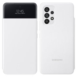 Original Galaxy A53 5G Etui Smart S View Wallet Cover Hvit