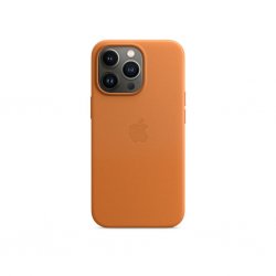 Original iPhone 13 Pro Deksel Leather Case MagSafe Golden Brown