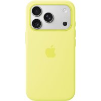 Original iPhone 17 Pro Deksel Silicone Case MagSafe Neon Yellow