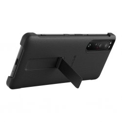 Original Xperia 1 III Deksel Style Cover with Stand Svart