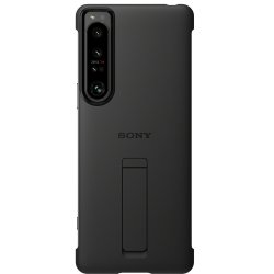 Original Xperia 1 IV Deksel Style Cover with Stand Svart