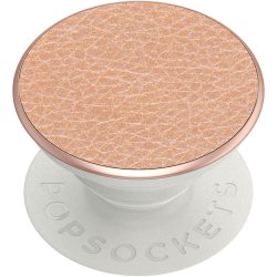 PopGrip Premium Pebbled Vegan Leather Rosegull