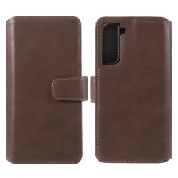 Samsung Galaxy S22 Etui Essential Leather Moose Brown
