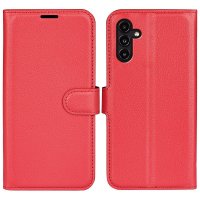 Samsung Galaxy A14 Etui Litchi Rød